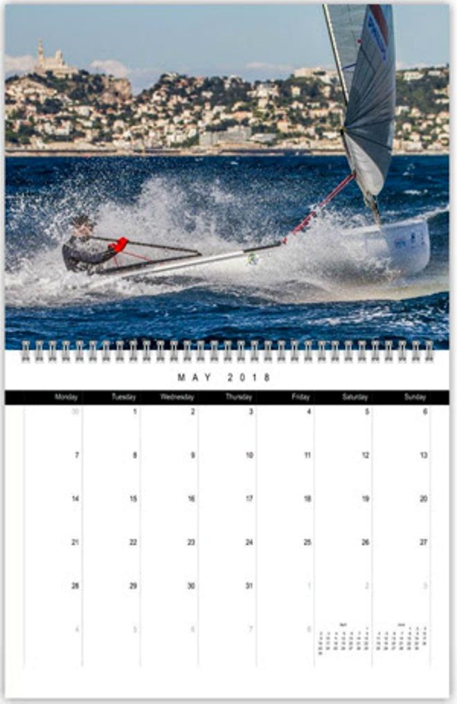 2018 Finn Class Calendar ©  Robert Deaves
